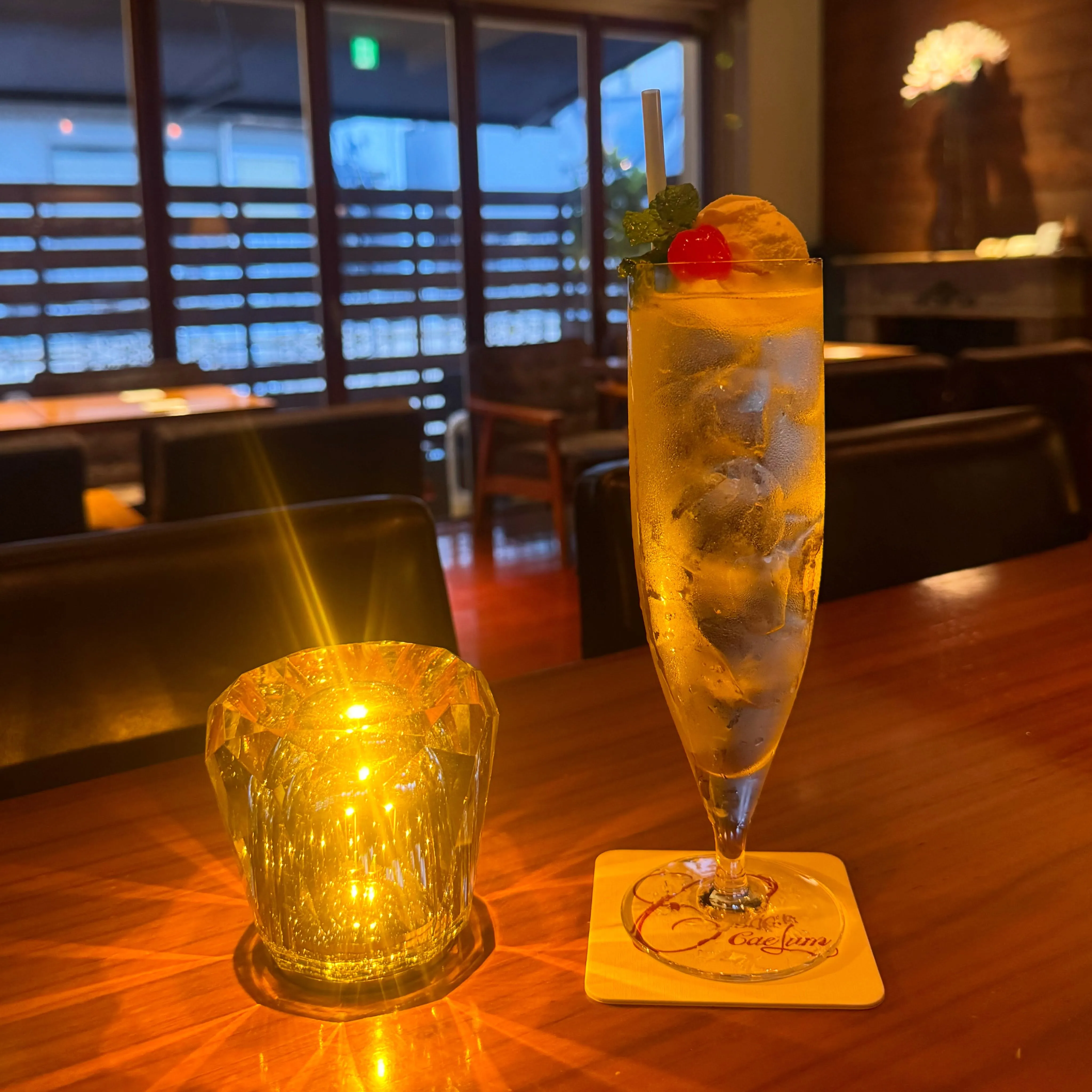 季節限定’‘クリームソーダのカクテル’’